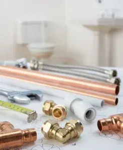 PVC Pipe and Copper Pipe with Compression Adaptor