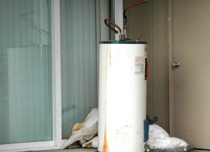 Rusty old Water Heater