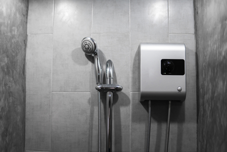 Water heater and shower