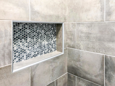 Bathroom niche